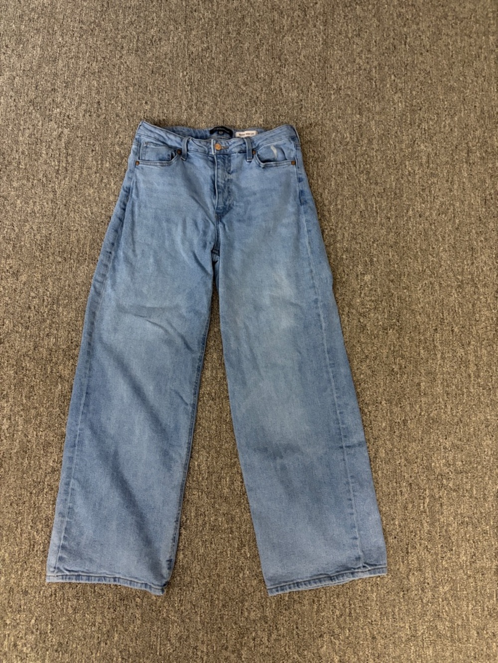 BCBGeneration Light Blue Baggy Wide Leg Jeans